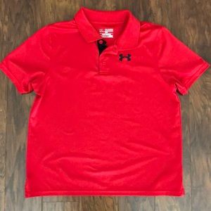 Boys Under Armour Poly Polo